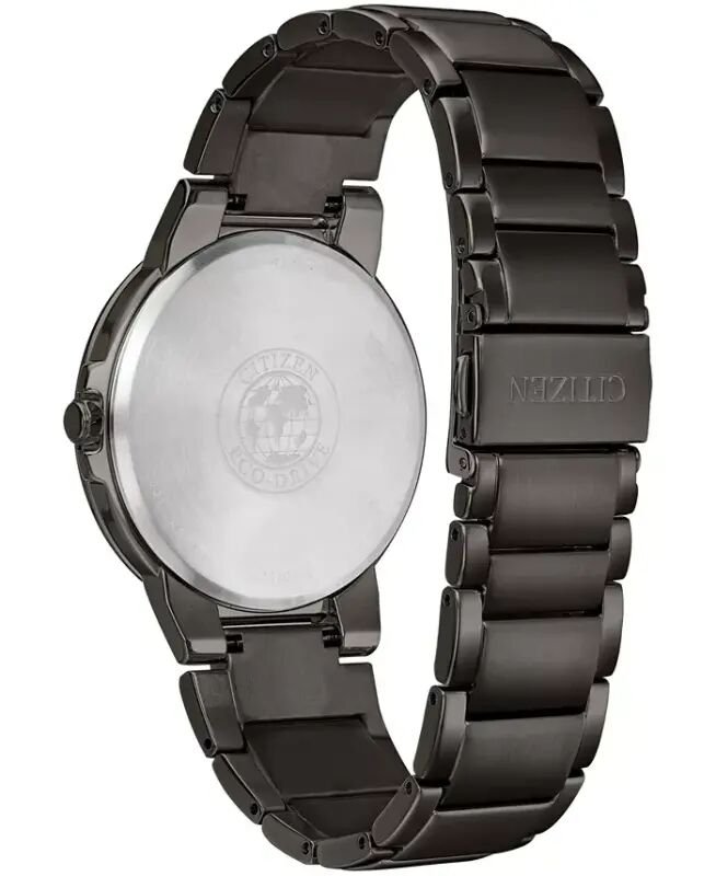 Men's Eco-Drive Axiom Kulrang zanglamaydigan po'lat bilaguzukli soat 41mm-Kulrang - 4