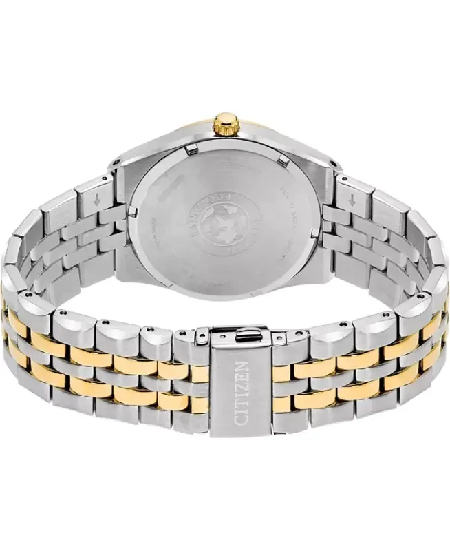 Men's Eco-Drive Ikki rangli zanglamaydigan po'lat bilaguzukli soat 40mm BM7334-58L - 5