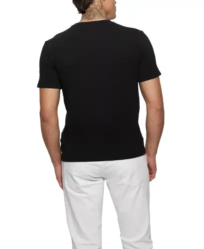 Men's Eco Triangle Crewneck Tee-Jet Black - 5