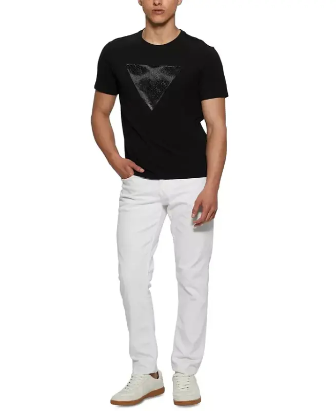 Men's Eco Triangle Crewneck Tee-Jet Black - 7