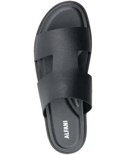 Men's Edgarr Slide Sandals, Exclusively at Modazone - Black - 4