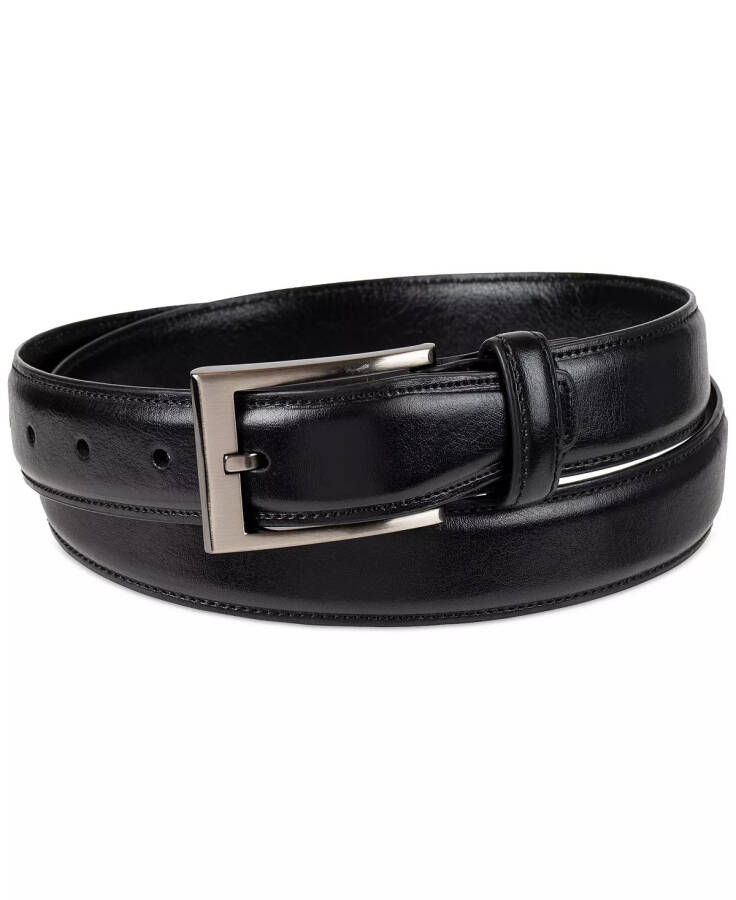 Men's Edge Stitched Belt, Created for Modazone Black - 1