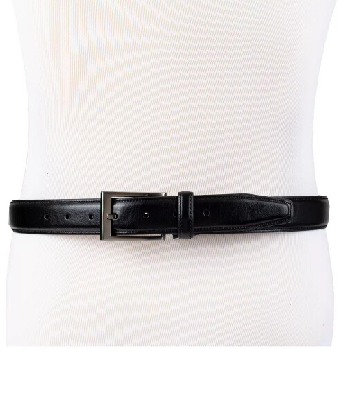 Men's Edge Stitched Belt, Created for Modazone Black - 5