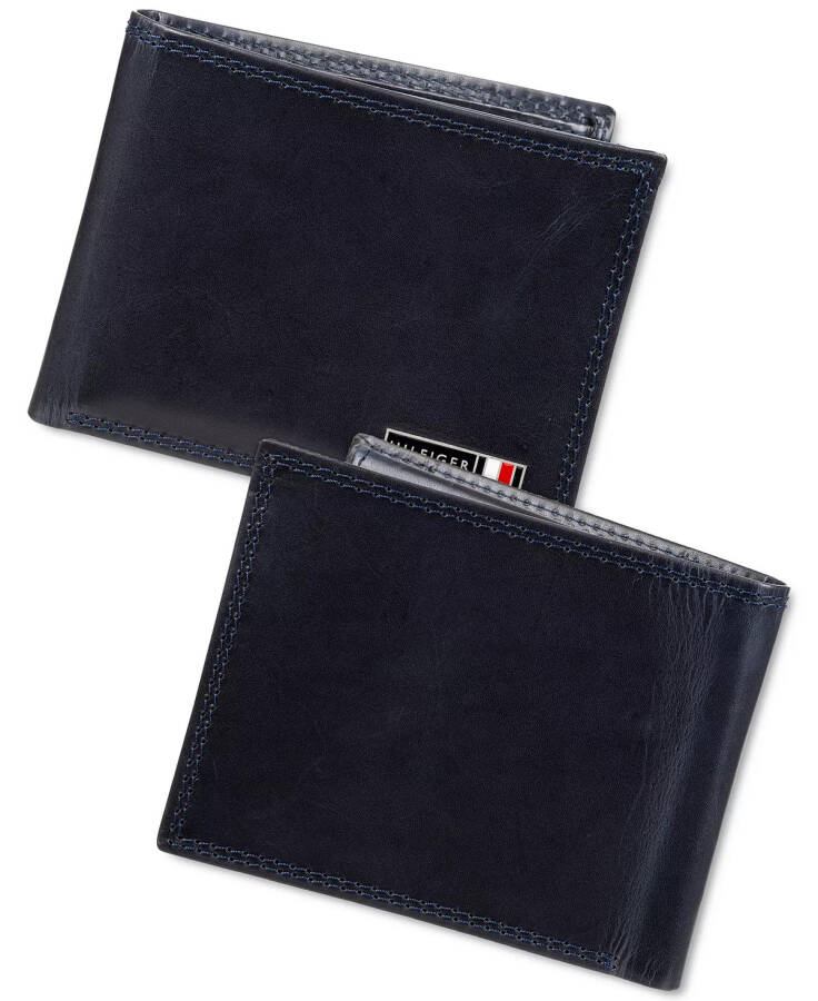 Men's Edisto Bi-Fold RFID Passcase Wallet Navy - 10