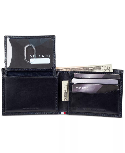 Men's Edisto Bi-Fold RFID Passcase Wallet Navy - 11