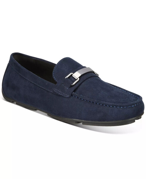 Men's Egan Driving Loafers, Created for Modazone Navy - 1