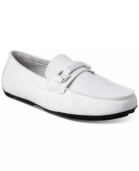 Men's Egan Driving Loafers, Created for Modazone White - 1