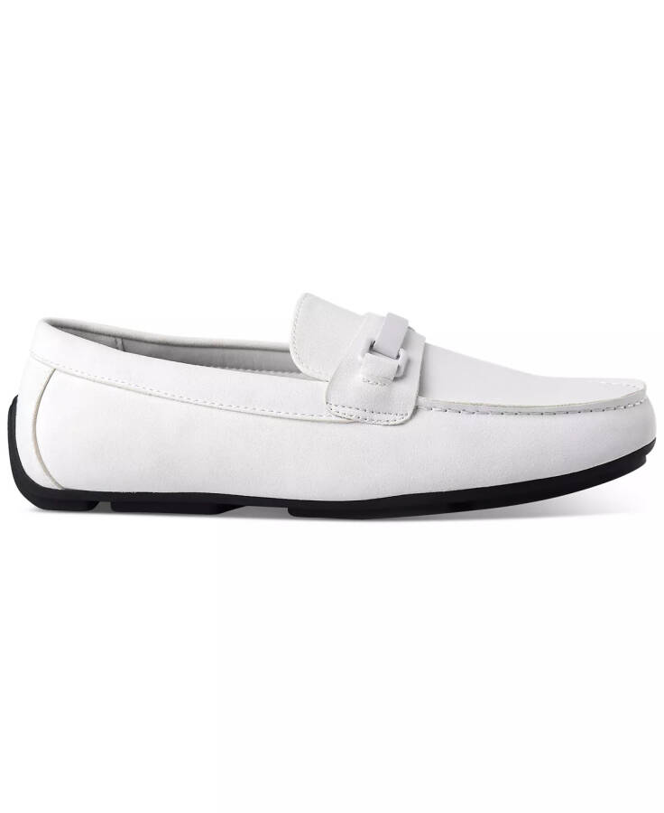 Men's Egan Driving Loafers, Created for Modazone White - 2