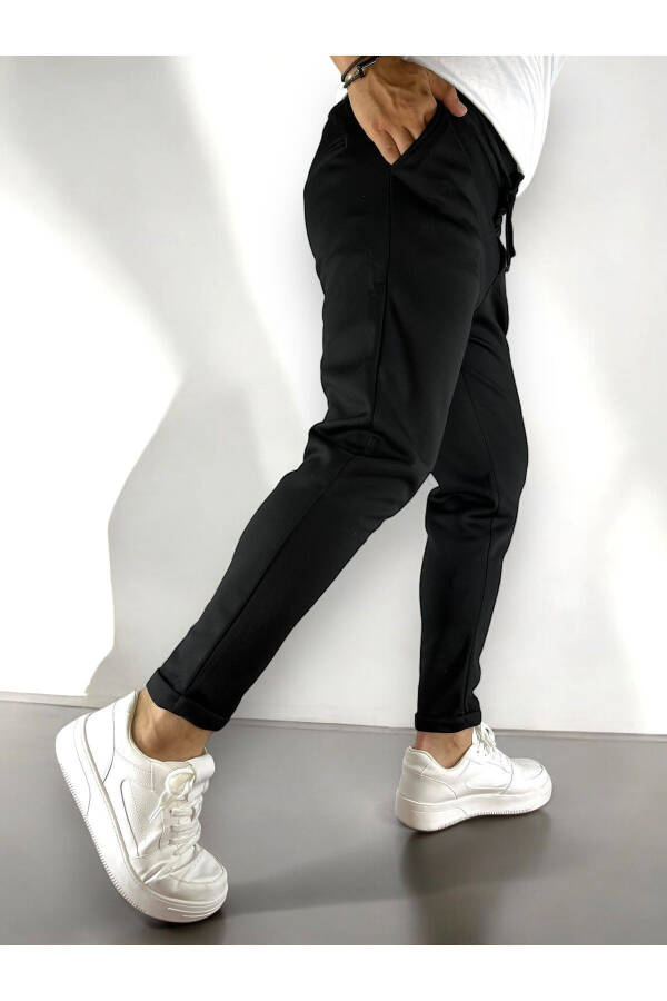 Men's Elastic Waist Double Leg Pike Jogger - 4