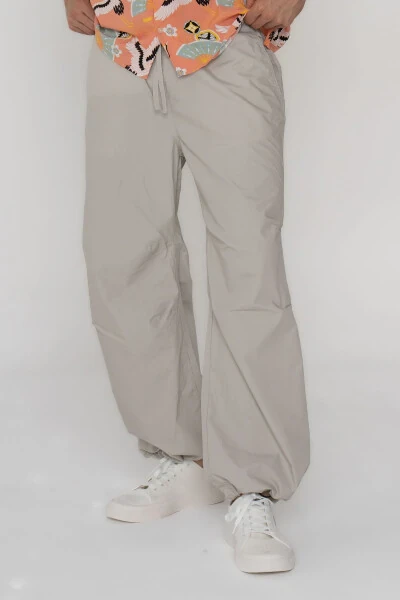 Men's Elastic Waist Parachute Pants - JACK & JONES (1)