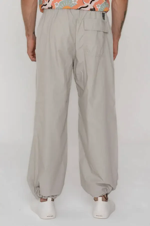 Men's Elastic Waist Parachute Pants - 3