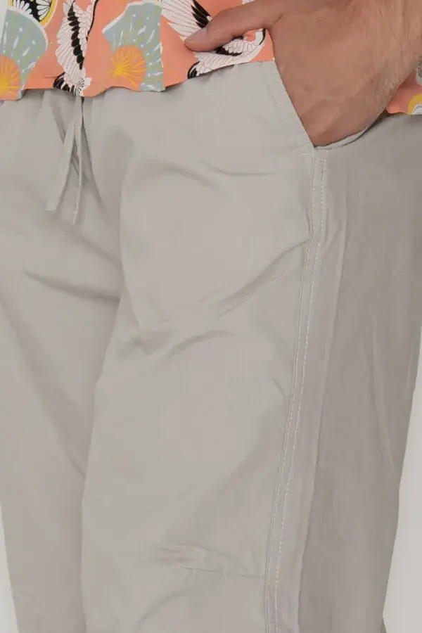 Men's Elastic Waist Parachute Pants - 7