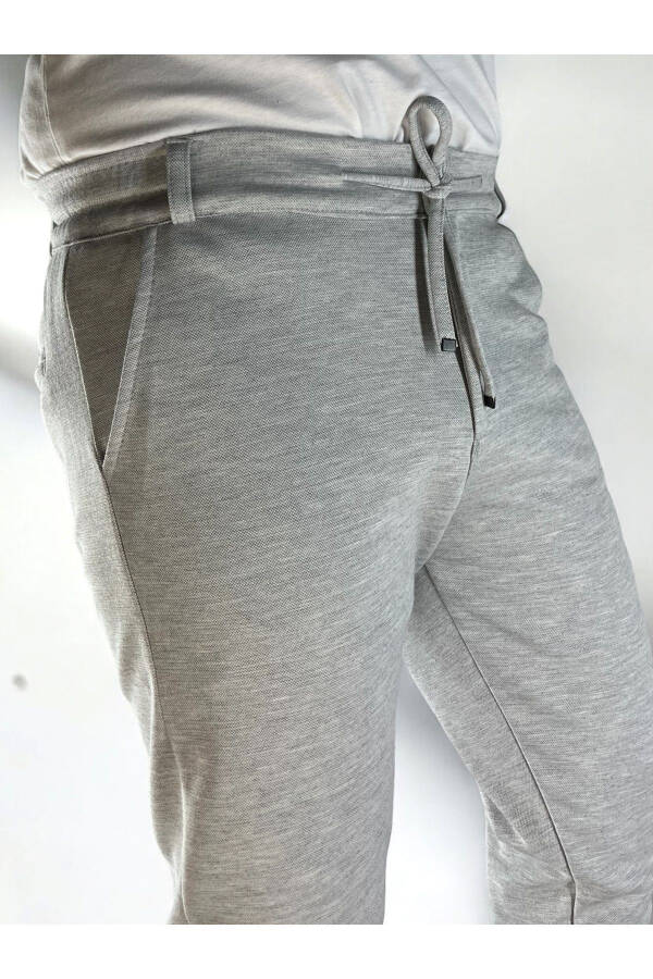 Men's Elastic Waistband Double Leg Pike Jogger - 4