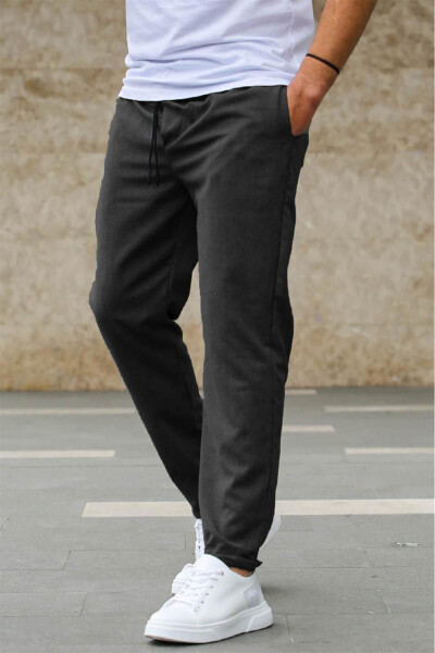 Men's Elastic Waistband Lycra Comfort Knit Jogger Fit Pants - BAYBAYAN
