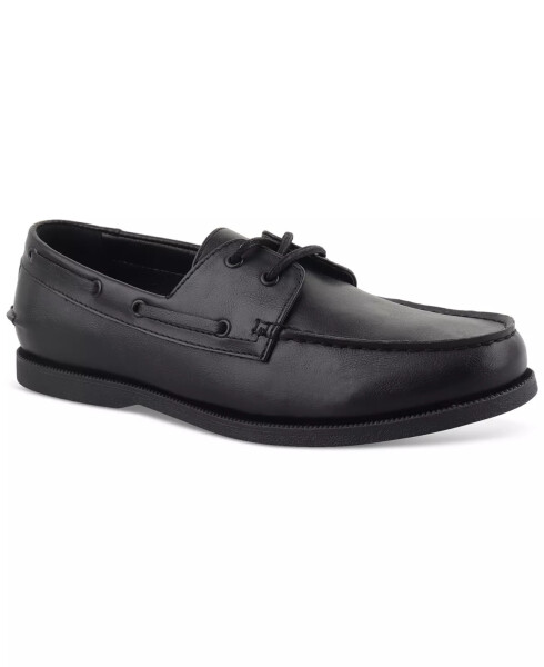 Men's Elliot Boat Shoes, Created for Modazone Black - 6