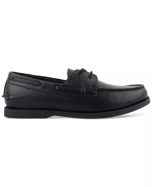 Men's Elliot Boat Shoes, Created for Modazone Black - 2