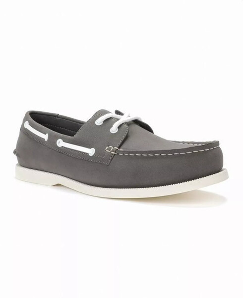 Men's Elliot Boat Shoes, Created for Modazone - Gray - 4