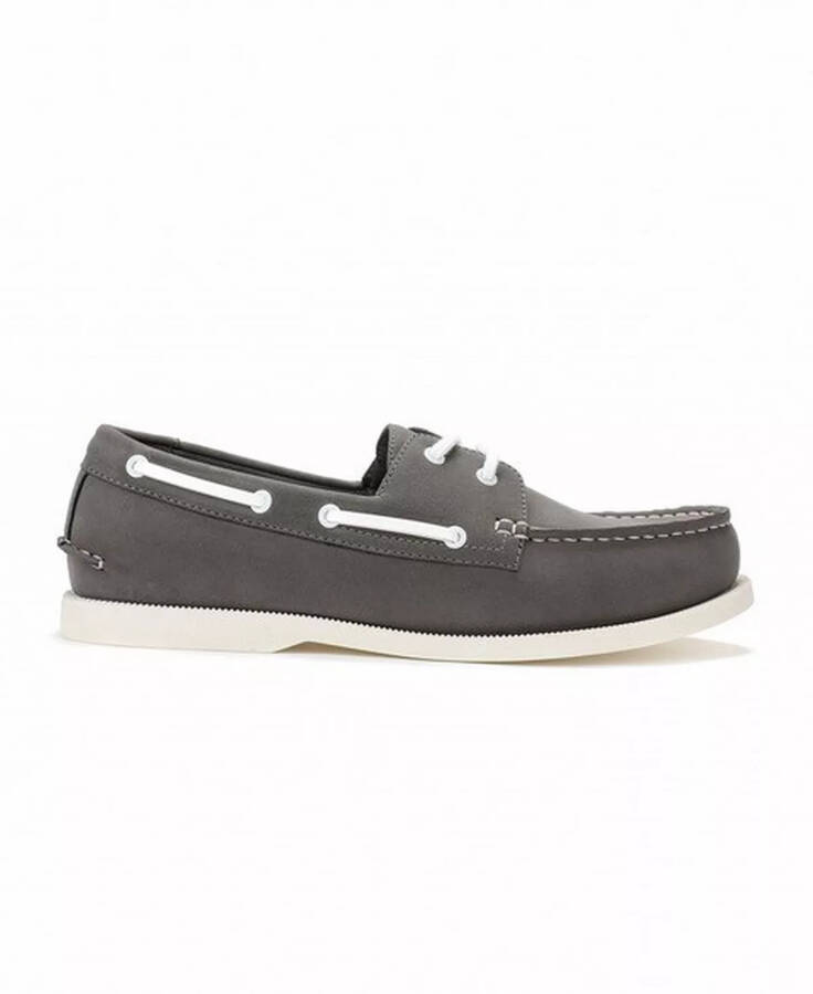 Men's Elliot Boat Shoes, Created for Modazone - Gray - 5