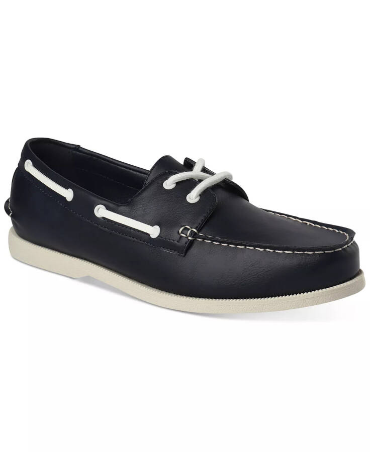 Men's Elliot Boat Shoes, Created for Modazone Navy - 4