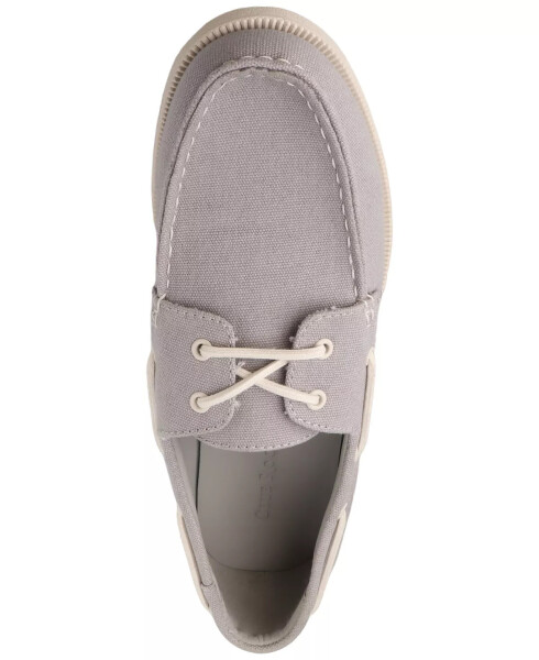 Men's Elliot Lace-Up Boat Shoes, Created for Modazone - Grey - 9