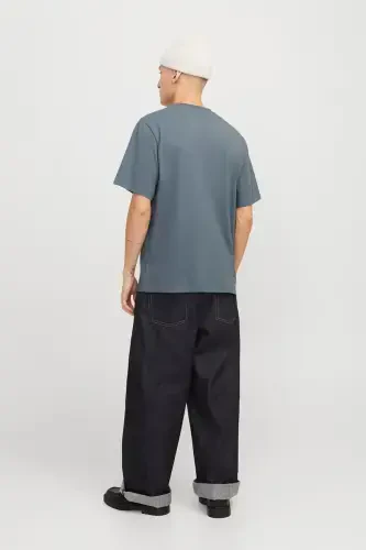 Men's Embossed Logo Printed T-Shirt - Vesterbro-Stormy Weather - 1