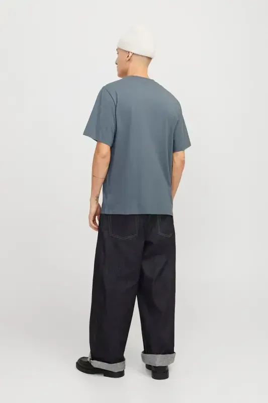 Men's Embossed Logo Printed T-Shirt - Vesterbro-Stormy Weather - 1