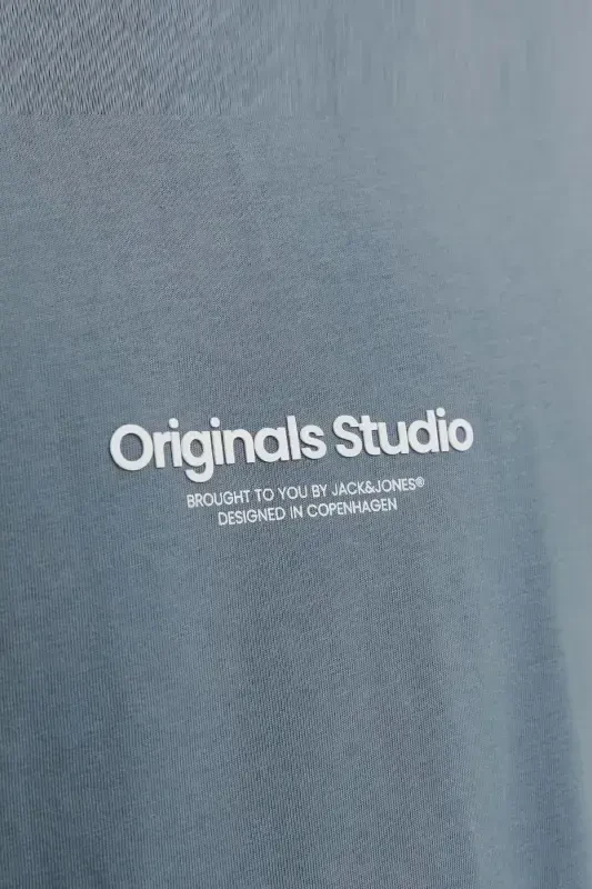 Men's Embossed Logo Printed T-Shirt - Vesterbro-Stormy Weather - 5