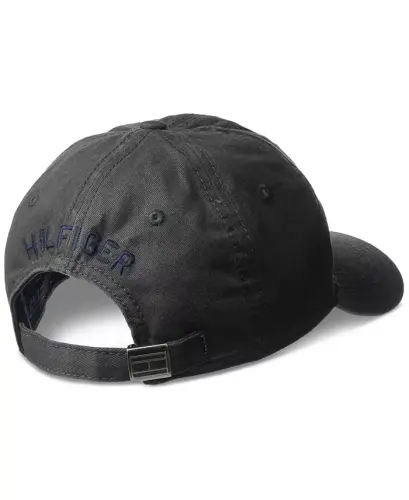 Men's Embroidered Ardin Cap - Charcoal - Tommy Hilfiger (1)