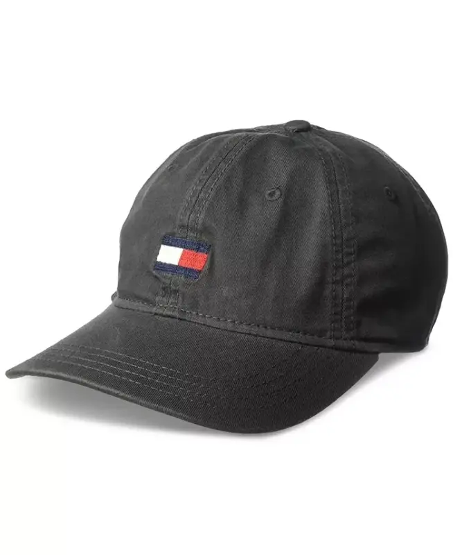 Men's Embroidered Ardin Cap - Charcoal - TOMMY HILFIGER