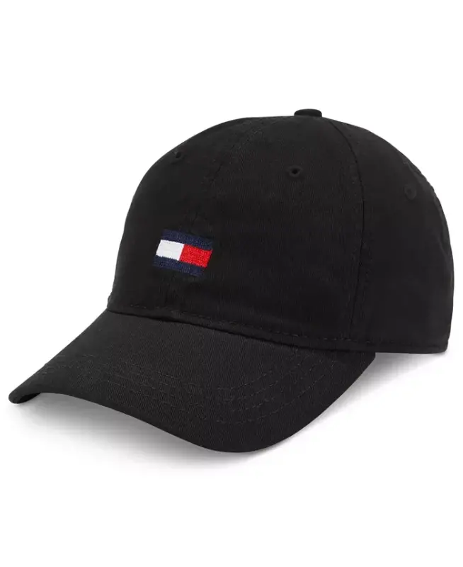 Men's Embroidered Ardin Cap - TH Deep Black - TOMMY HILFIGER