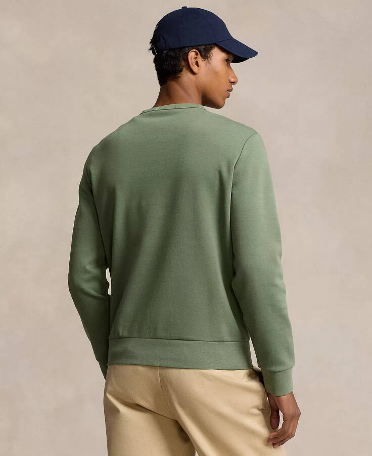 Men's Embroidered-Logo Double-Knit Sweatshirt Cargo Green - 2