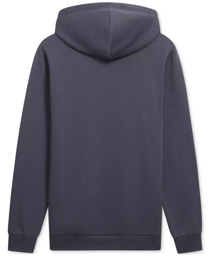 Men's Embroidered Logo Fleece Hoodie Galactic Gray - 5