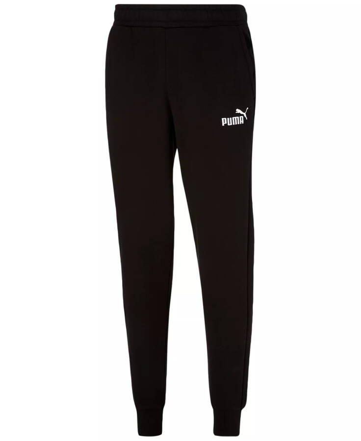 Men's Embroidered Logo Fleece Jogger Sweatpants Black - 1