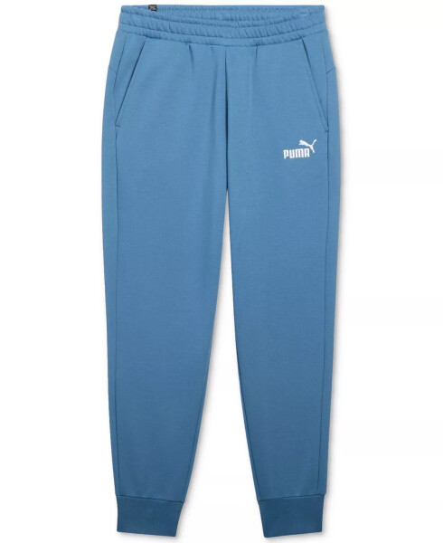 Men's Embroidered Logo Fleece Jogger Sweatpants Blue Horizon - 1