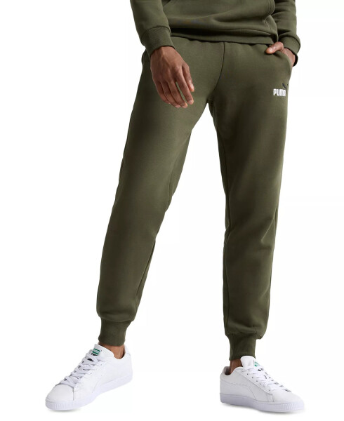 Men's Embroidered Logo Fleece Jogger Sweatpants Forest Green - 1