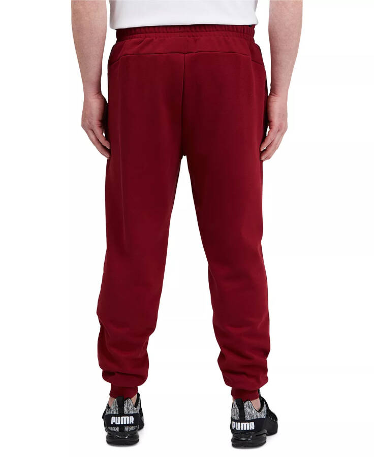 Men's Embroidered Logo Fleece Jogger Sweatpants Intense Red - 2