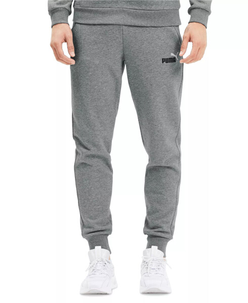 Men's Embroidered Logo Fleece Jogger Sweatpants Medium Grey Heather - 1