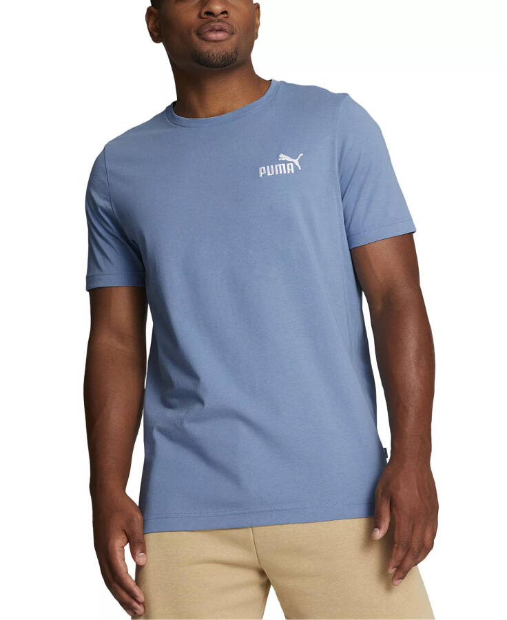 Men's Embroidered Logo T-Shirt Zen Blue - 1