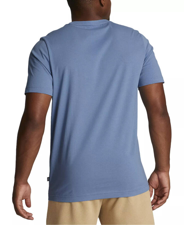 Men's Embroidered Logo T-Shirt Zen Blue - 2