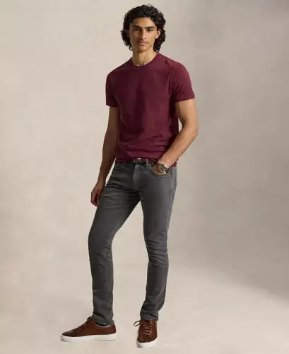 Men's Embroidered Pony Classic-Fit T-Shirt - Spring Wine Heather - POLO RALPH LAUREN (1)