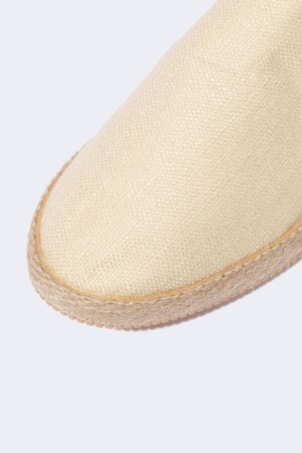 Men's Espadrille Shoes (Beige) - 5