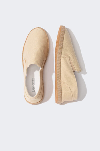 Men's Espadrille Shoes (Beige) - 6