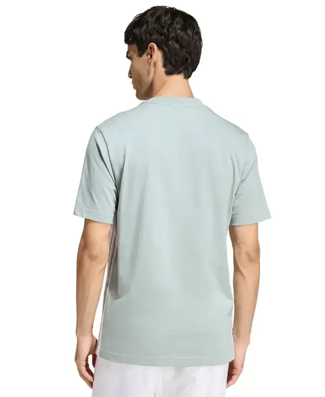Men's Essential 3-Stripes Single Jersey T-Shirt - Wonder Sage - 3