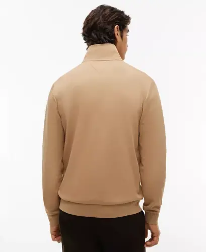 Men's Essential Intechno Knit Regular-Fit Quarter-Zip Sweatshirt - HUNTSMAN GREEN - 6