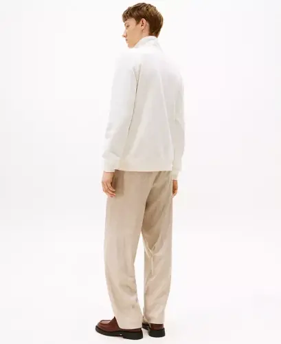 Men's Essential Intechno Knit Regular-Fit Quarter-Zip Sweatshirt - Ivory Petal - TOMMY HILFIGER (1)