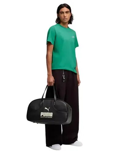 Men's Essential Logo Crewneck T-Shirt - Vibrant Green - PUMA (1)
