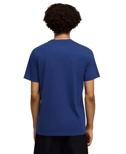 Men's Essential Small Logo T-Shirt - Blue Jewel - 3