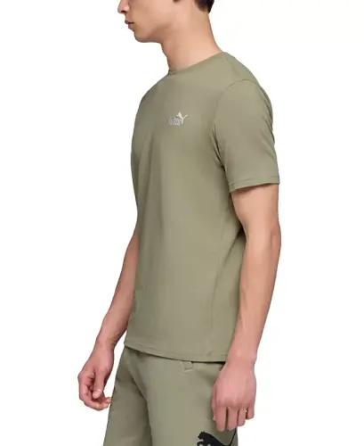 Men's Essential Small Logo T-Shirt-Lux Army - PUMA (1)