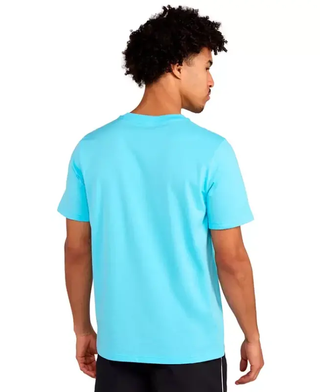 Men's Essential Small Logo T-Shirt - Vibrant Blue - 4
