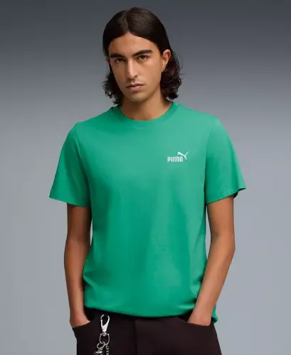 Men's Essential Small Logo T-Shirt - Vibrant Green 